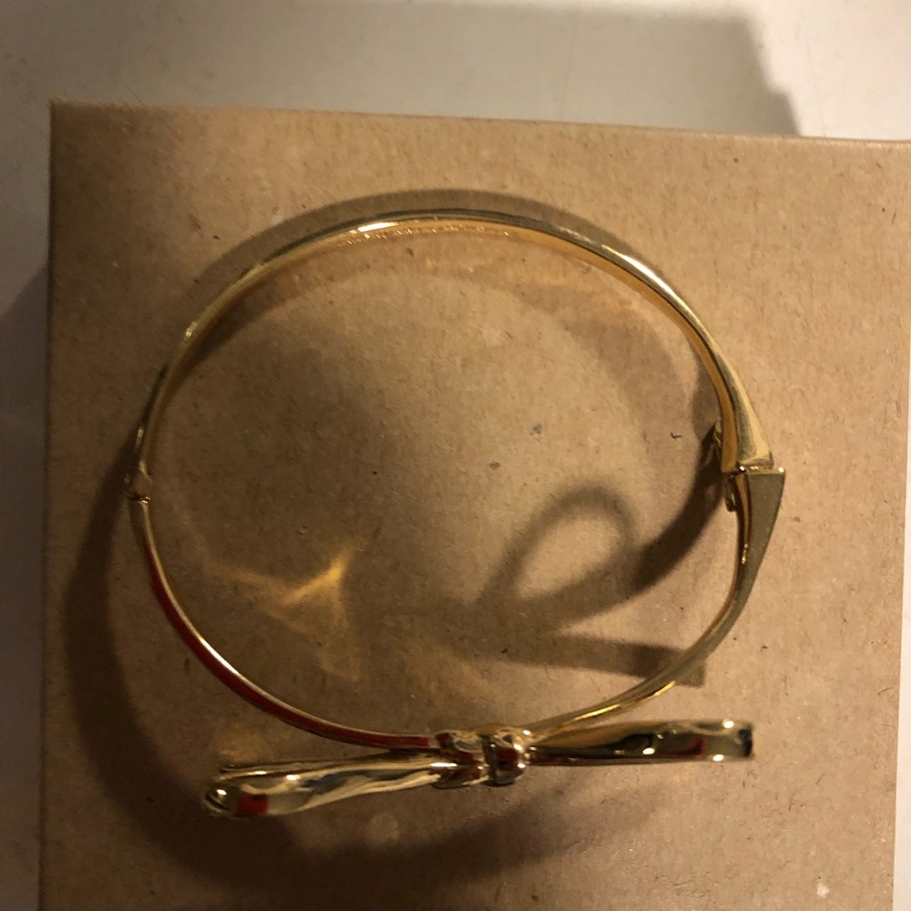 Kate Spade gold bow bracelet